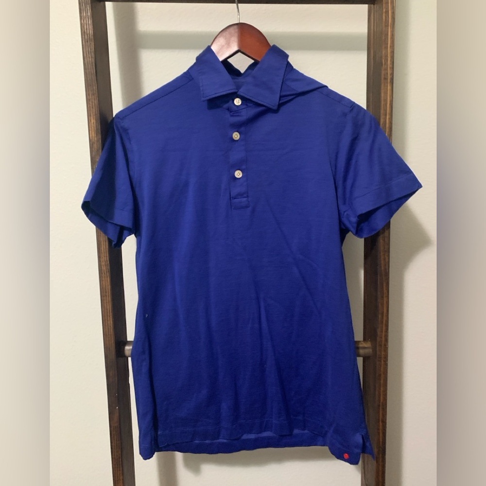 Kiton Royal Blue Polo Shirt